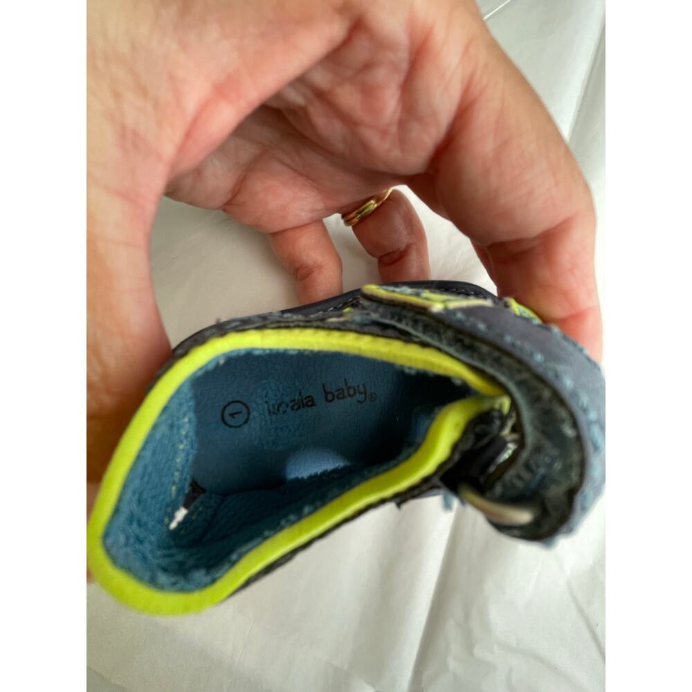 Koala Baby Casual Sandals Blue Green Lightweight Adjustable Waterproof Size 1 - Picture 4 of 5